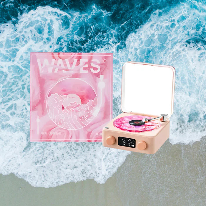 Altavoz Toca-Discos Retro 🪩