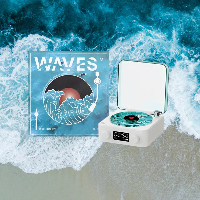 Altavoz Toca-Discos Retro 🪩