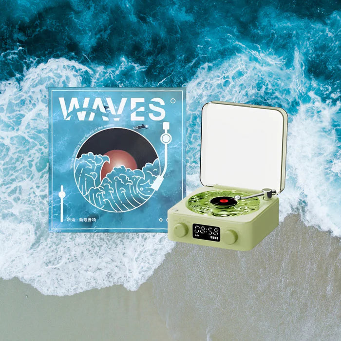 Altavoz Toca-Discos Retro 🪩